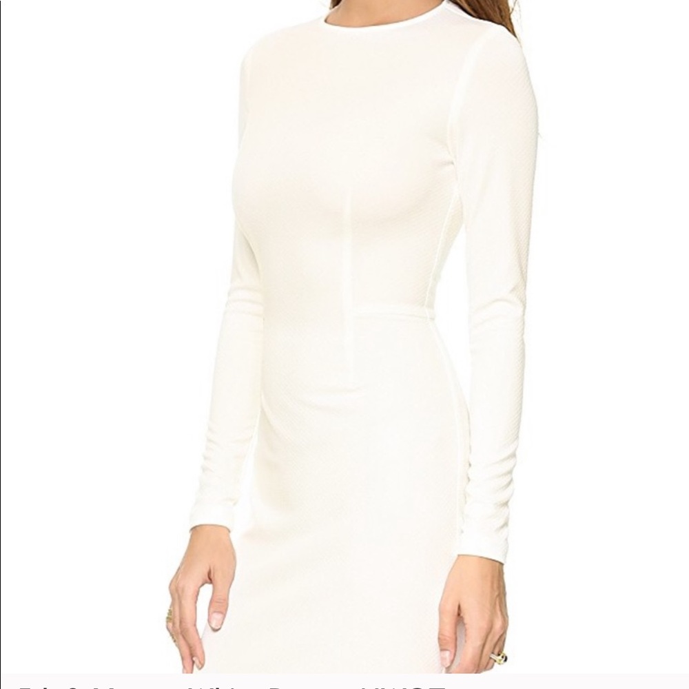 Cream midi-dress